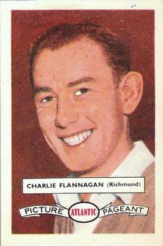 1958 Atlantic Petrol Stations Victorian League Stars #128 Charlie Flannagan Front